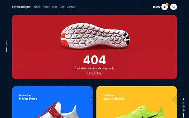 Little Shopper HTML Template